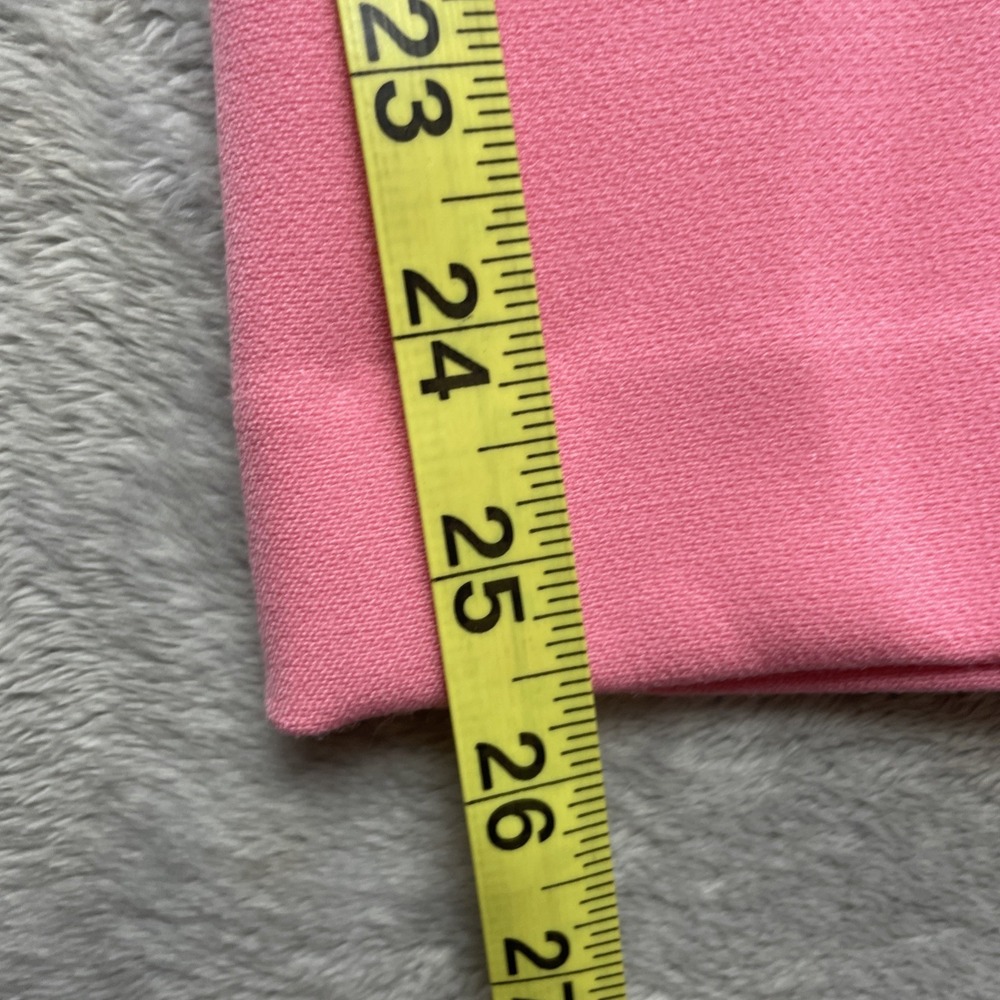 Halogen X Atlantic Pacific Womens Sailor Cropped Pants Size 4 Pink High Waist - Picture 7 of 7